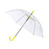 Parapluie 100 cm de diamètre, résistant au vent, détails colorés.