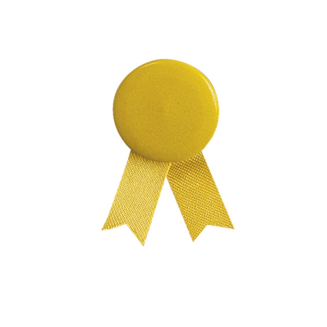 Pin's Ruban Solidario jaune