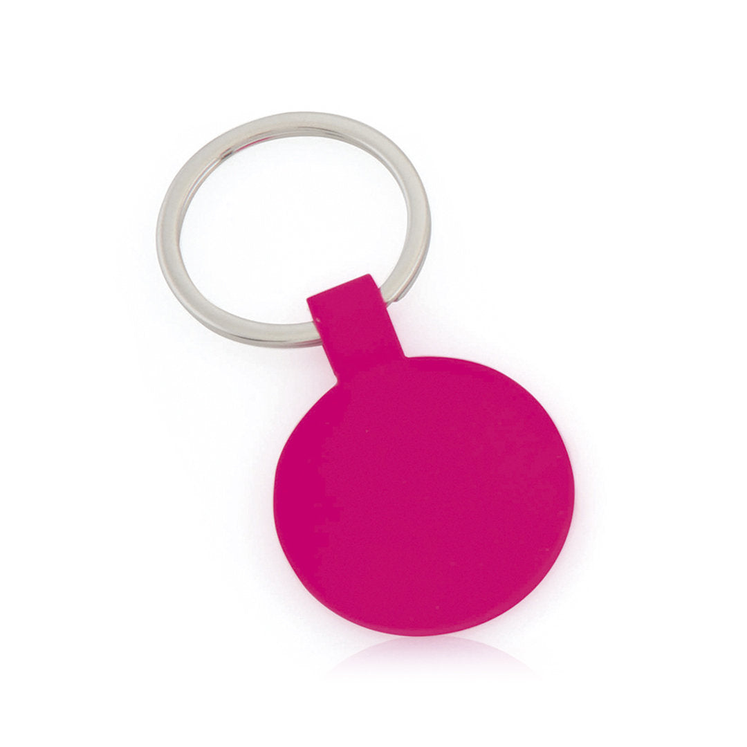Porte clé rose personnalisable à l'image de votre marque
