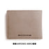 Portefeuille en cuir SARTIL taupe personnalisable