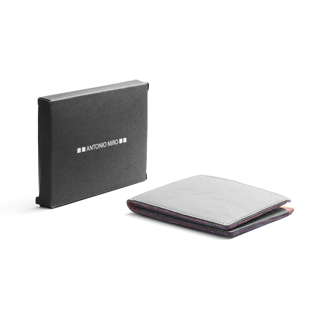 Portefeuille en cuir personnalisable logo entreprise antonio miro