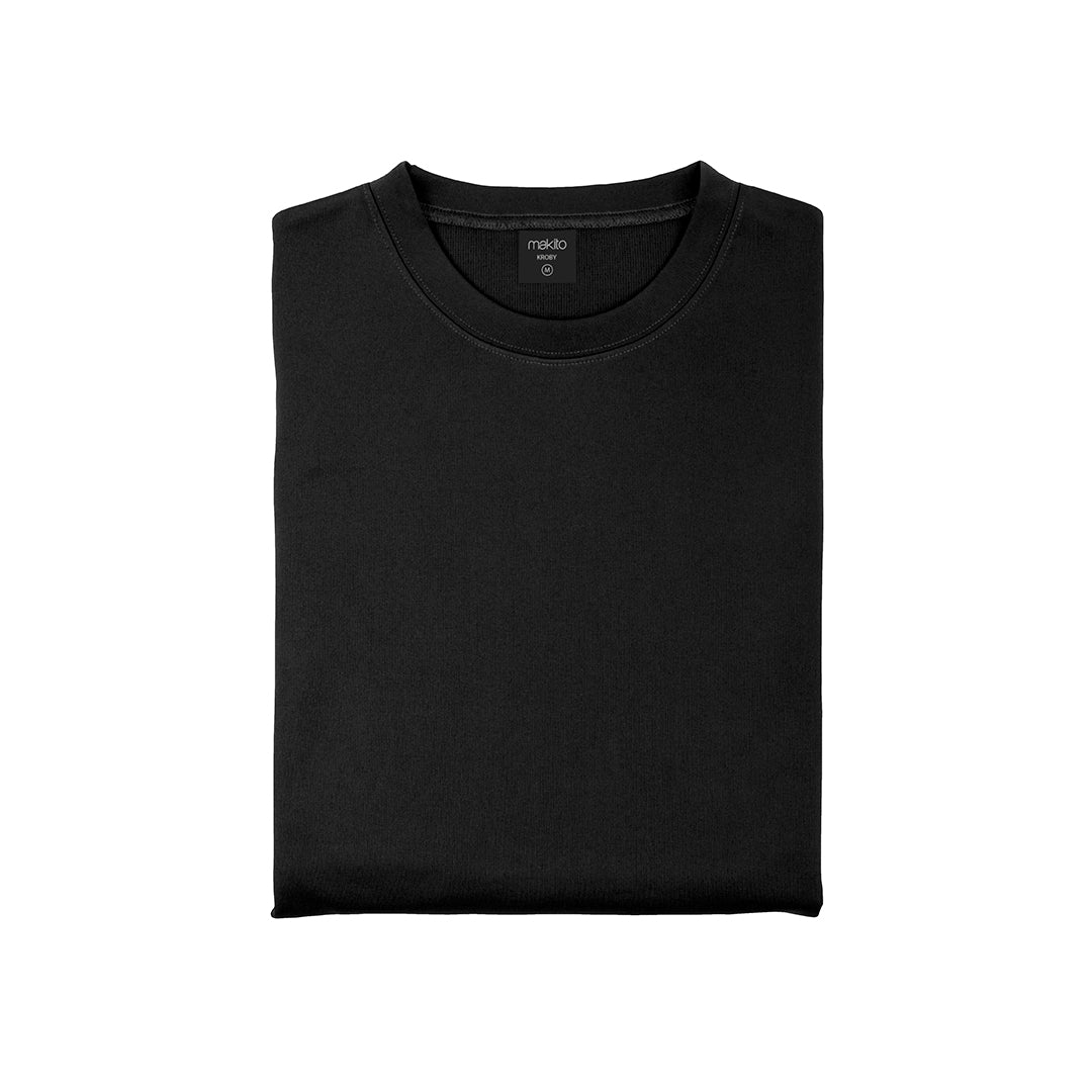 Sweat en matière 100% polyester noir