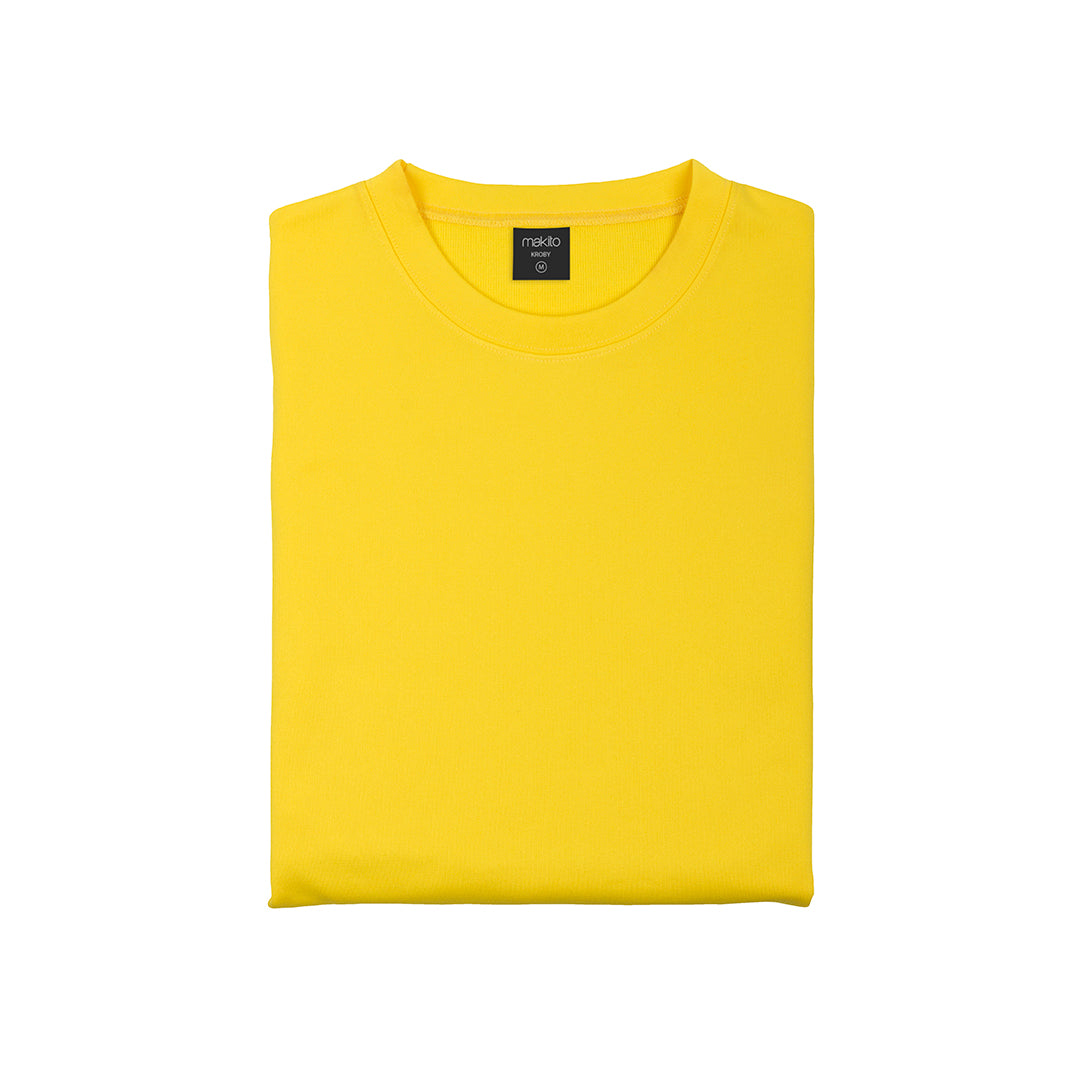 Sweat jaune pour adulte en polyester 