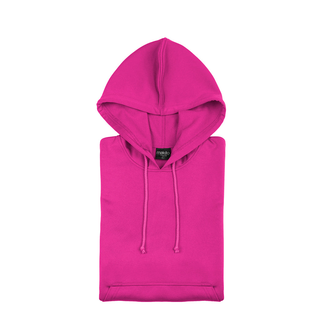 Sweat-Shirt rose avec poche frontale à rabat