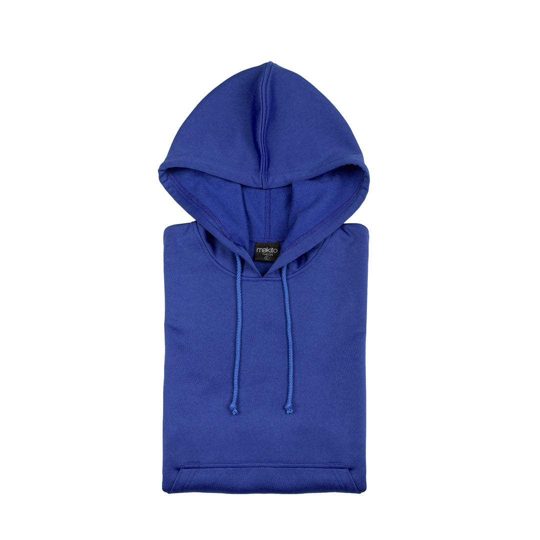 Sweat-Shirt bleu en polyester 