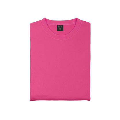 Sweat-Shirt rose sur un fond blanc 