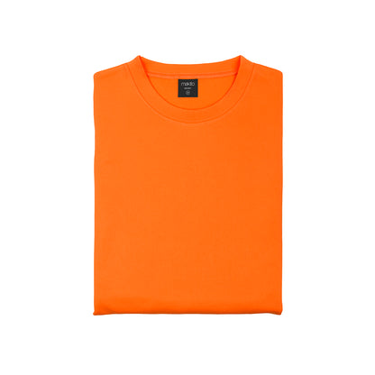Sweat-Shirt orange en polyester 