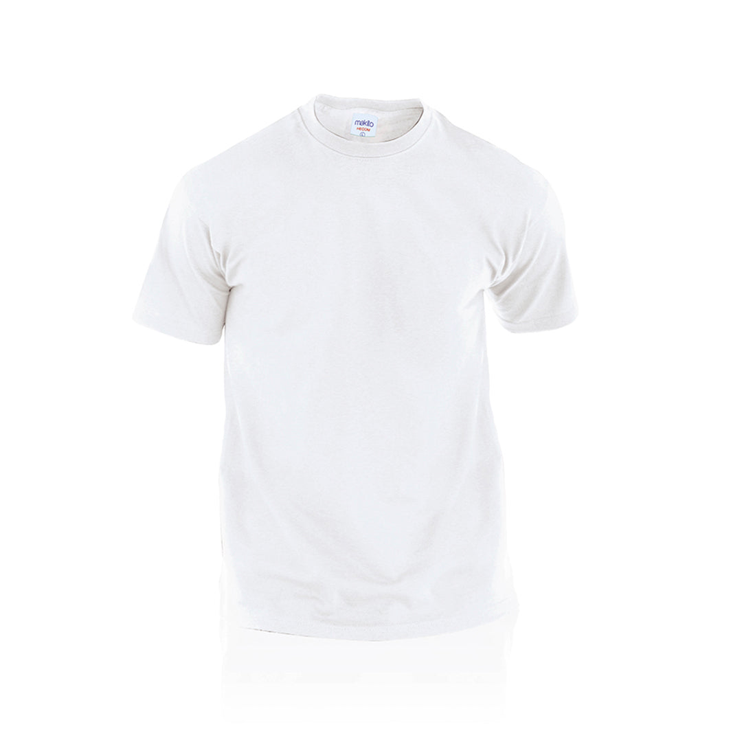 t-shirt blanc sans col 