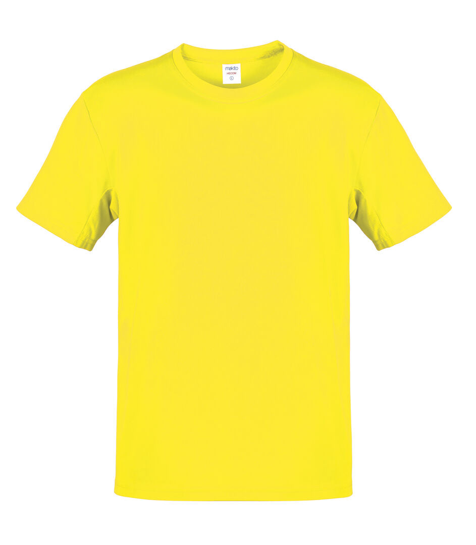 T-Shirt de couleur jaune 135g/m2 