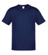 T-Shirt de couleur bleu sur un fond blanc 