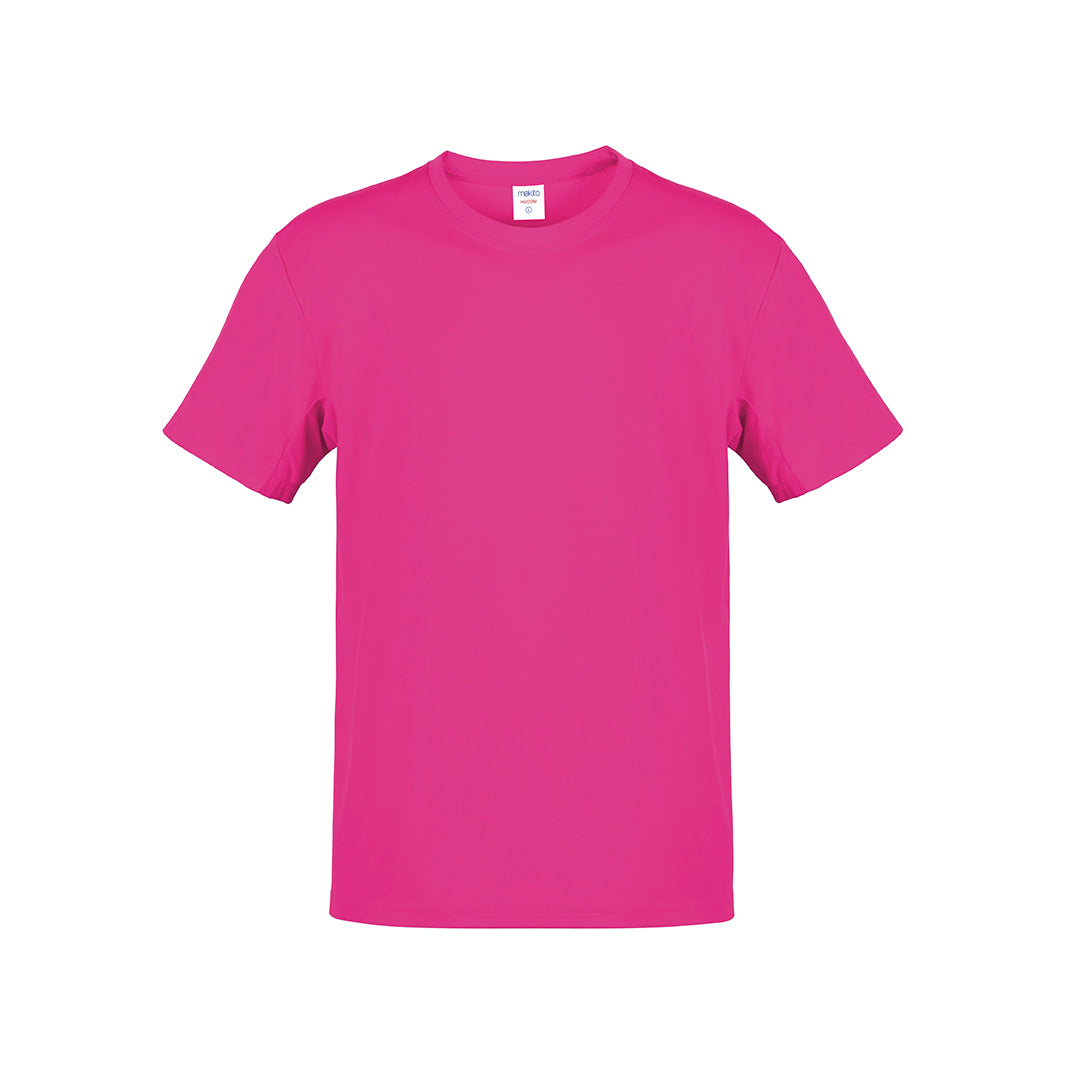 T-Shirt de couleur rose sur un fond blanc 100% coton 