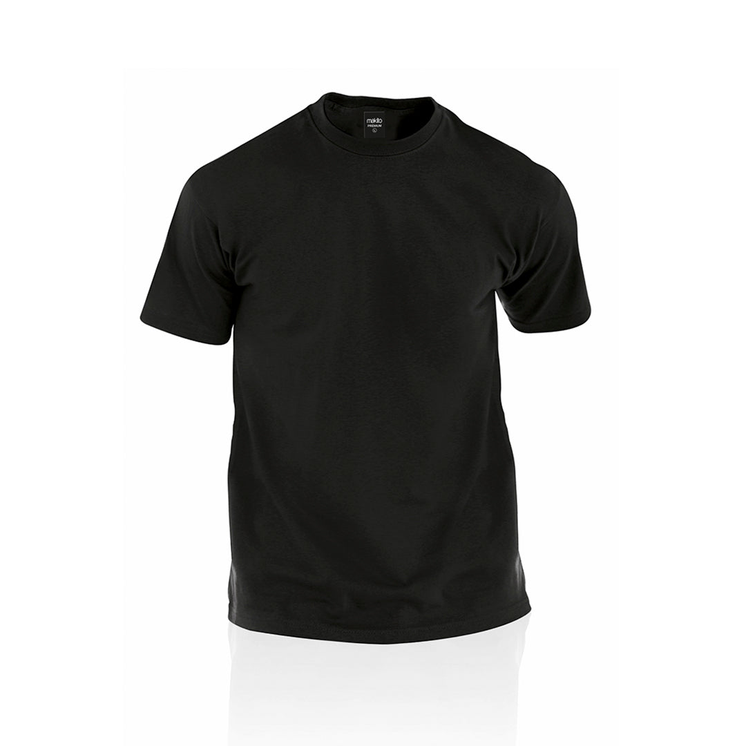  t-shirt adulte noir en coton 