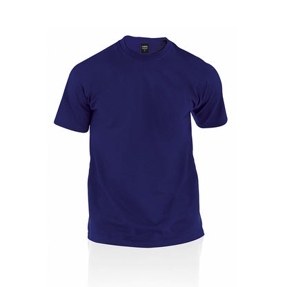  t-shirt bleu avec col rond 150g/m2