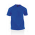  t-shirt bleu 100% coton avec un col rond 