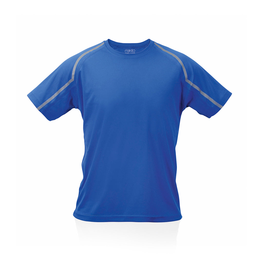 T-Shirt bleu sur un fond bleu 