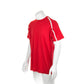 T-Shirt rouge sur un mannequin sans tête 