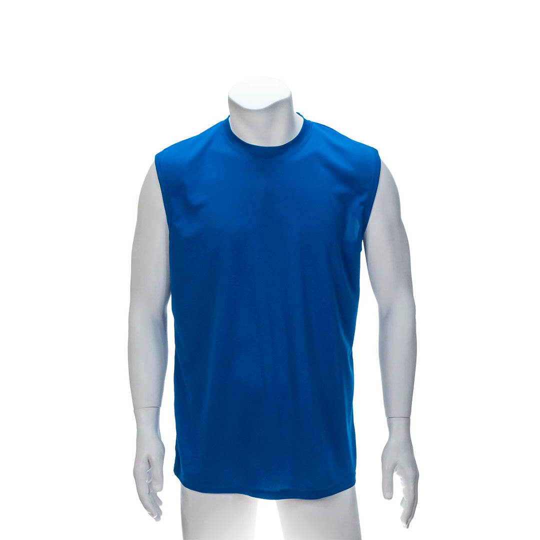 T-Shirt pour adultes bleu en polyester 