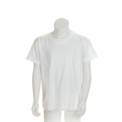 t-shirt blanc de face 100% coton 