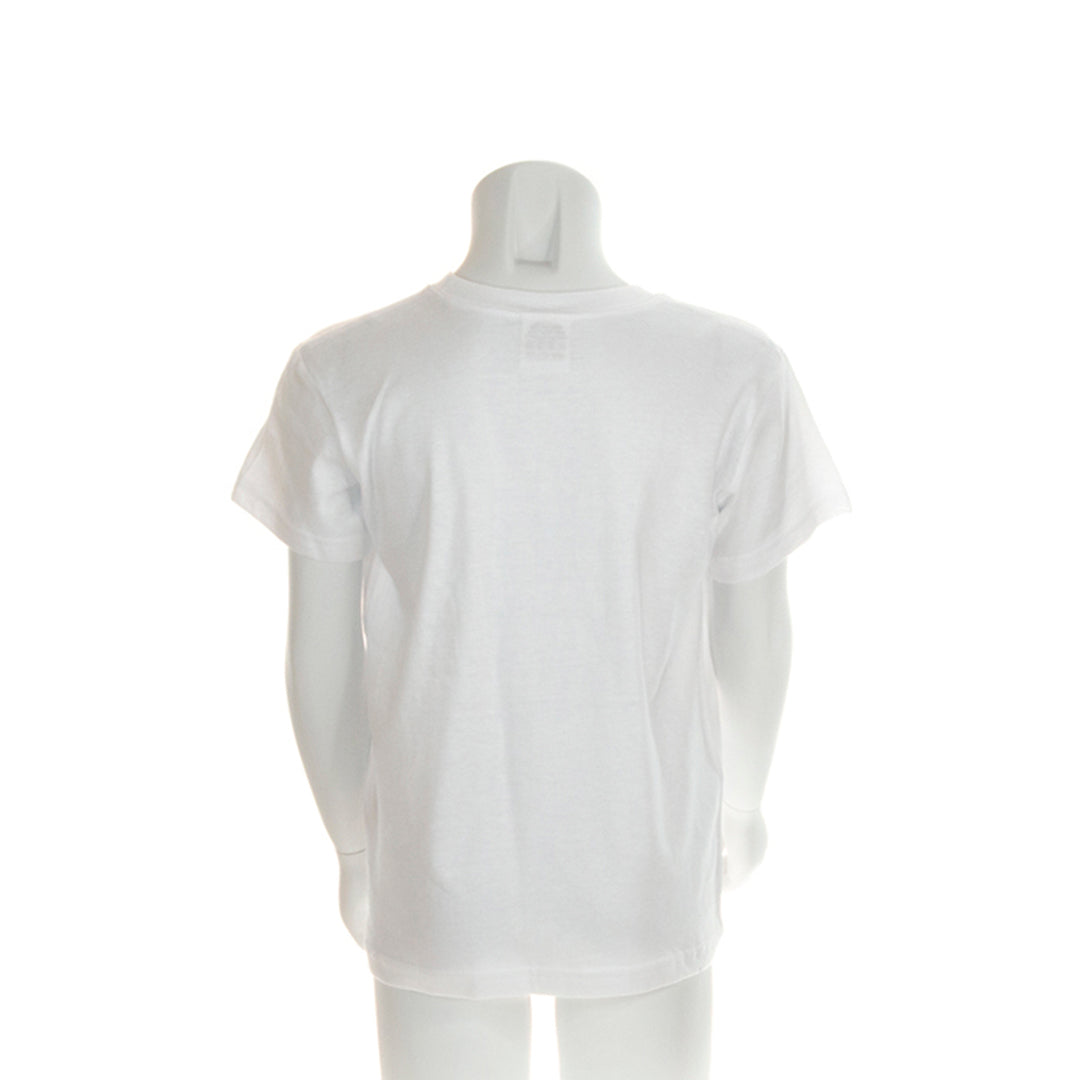 t-shirt blanc de dos 135g/m2