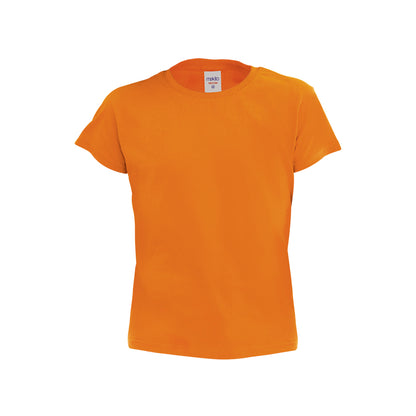 T-Shirt de couleur orange sur un fond blanc 