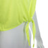 nœud du t-Shirt jaune sur un fond blanc 