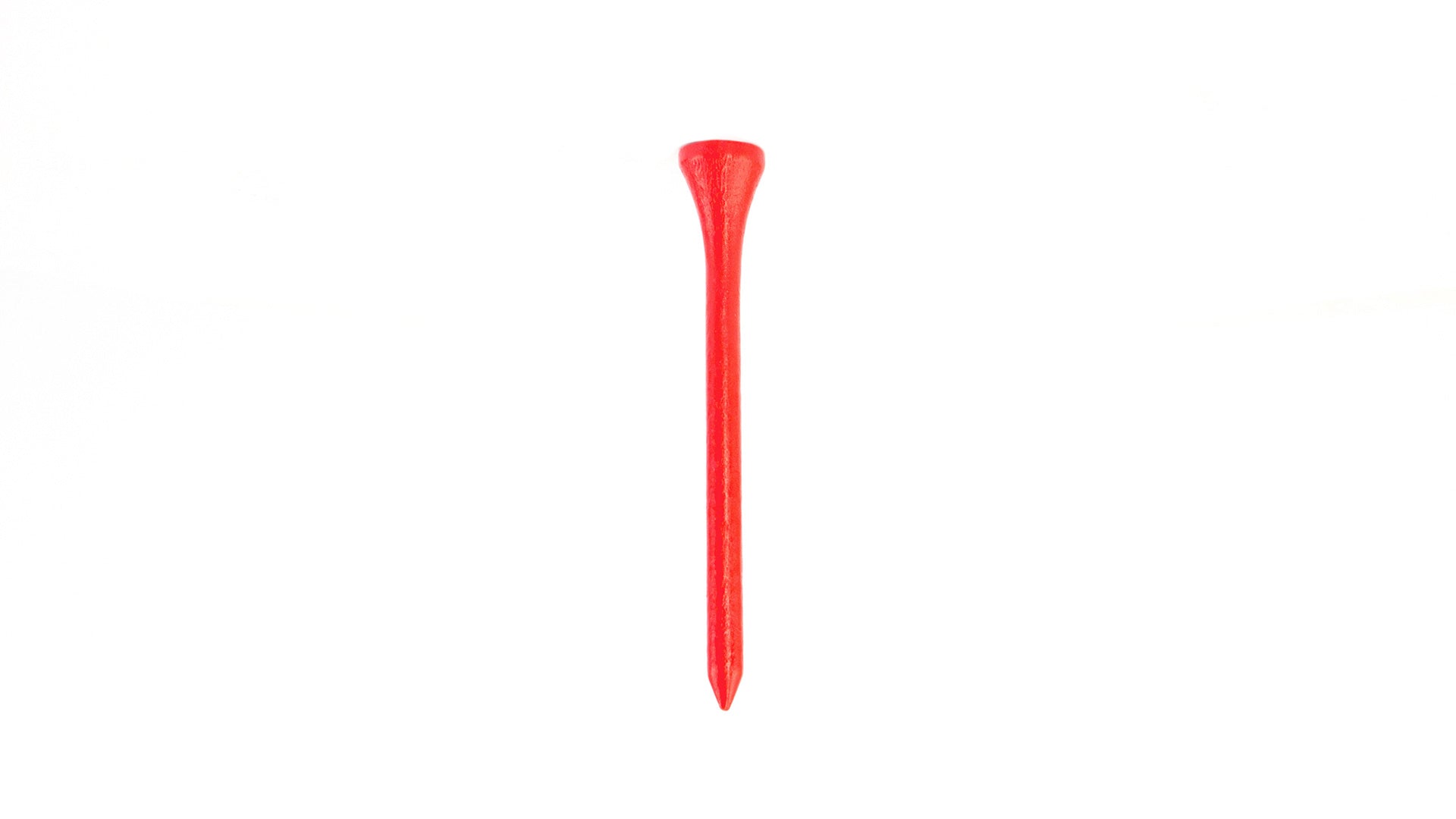 Tee de golf bois hauteur 7 cm variété de couleurs rouge