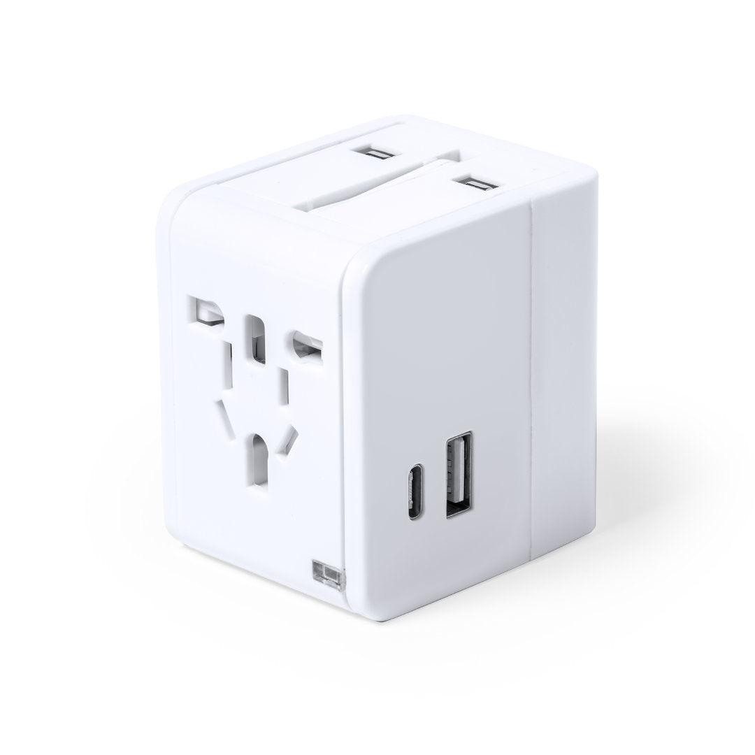 Adaptateur à prise rétractable avec charge rapide de 18w BEIGAR personnalisable