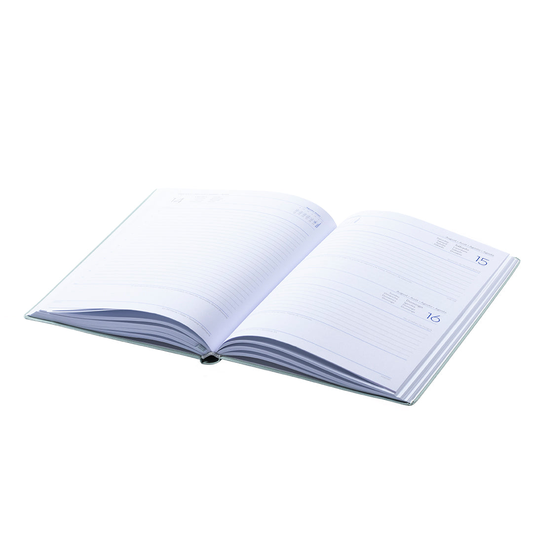 Agenda format a5 en carton solide et papier SETREN personnalisable