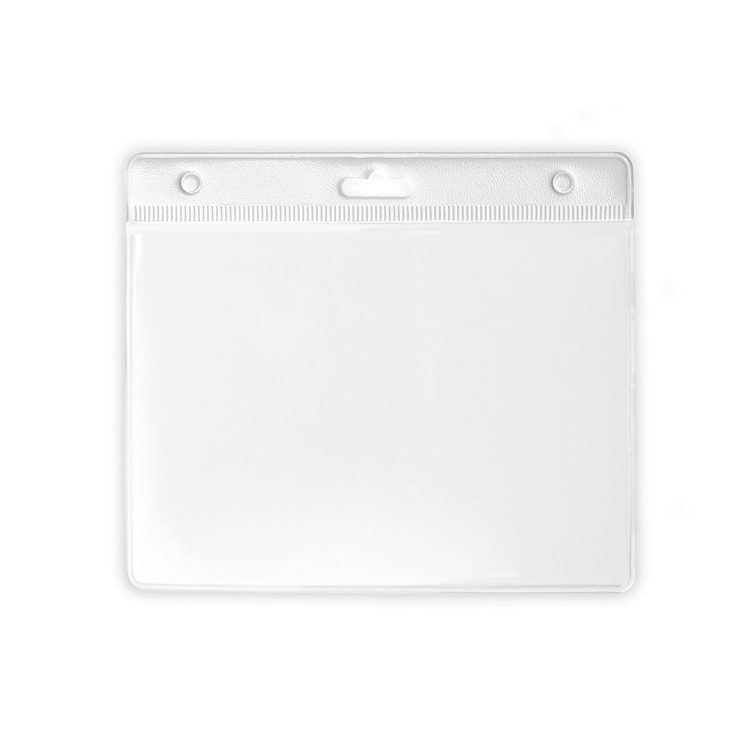 Badge perforé en PVC ALTER blanc