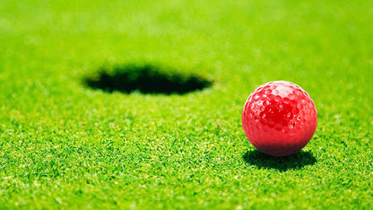 Balle de golf en résine résistante de 4.2 cm en différentes couleurs