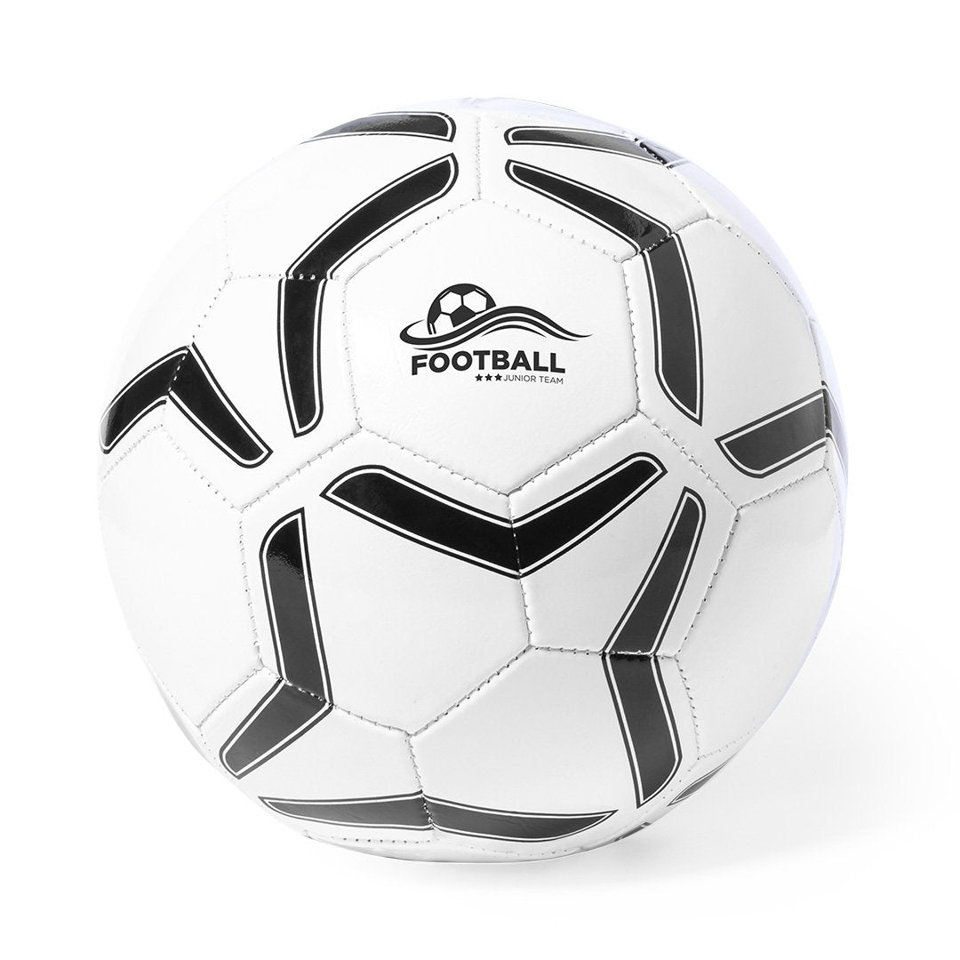 Ballon de football bicolore en cuir synthétique, taille FIFA 5, avec sac de transport