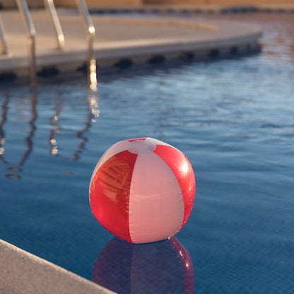 Ballon gonflable en PVC bicolore avec alternance de panneaux blancs et transparents ZEUSTY