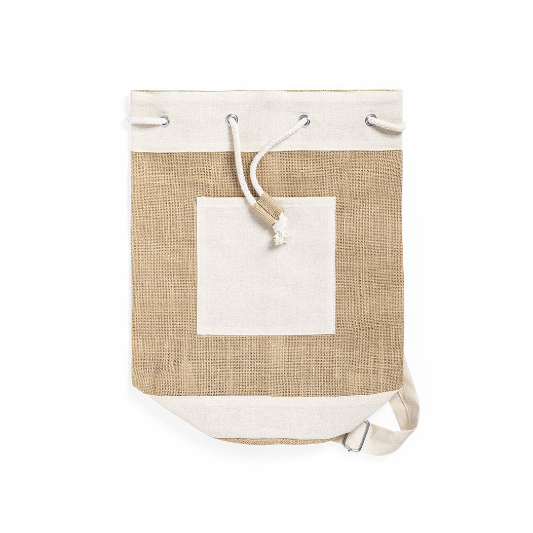 Balluchon nappe tissée en toile de jute et coton LOPSO