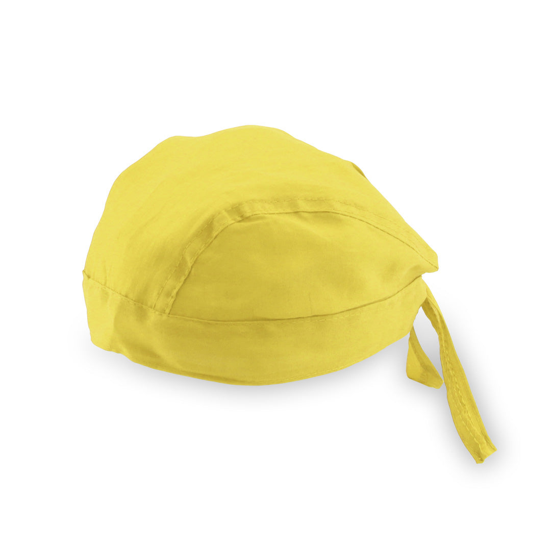 bandana ajustable jaune