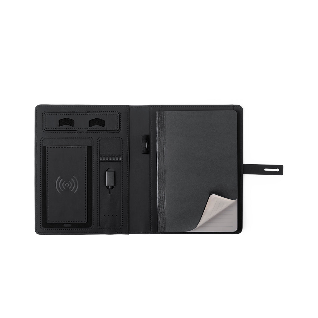 Bloc note organisateur 4 000 mAh polyester 300d WESTON personnalisable logo entreprise