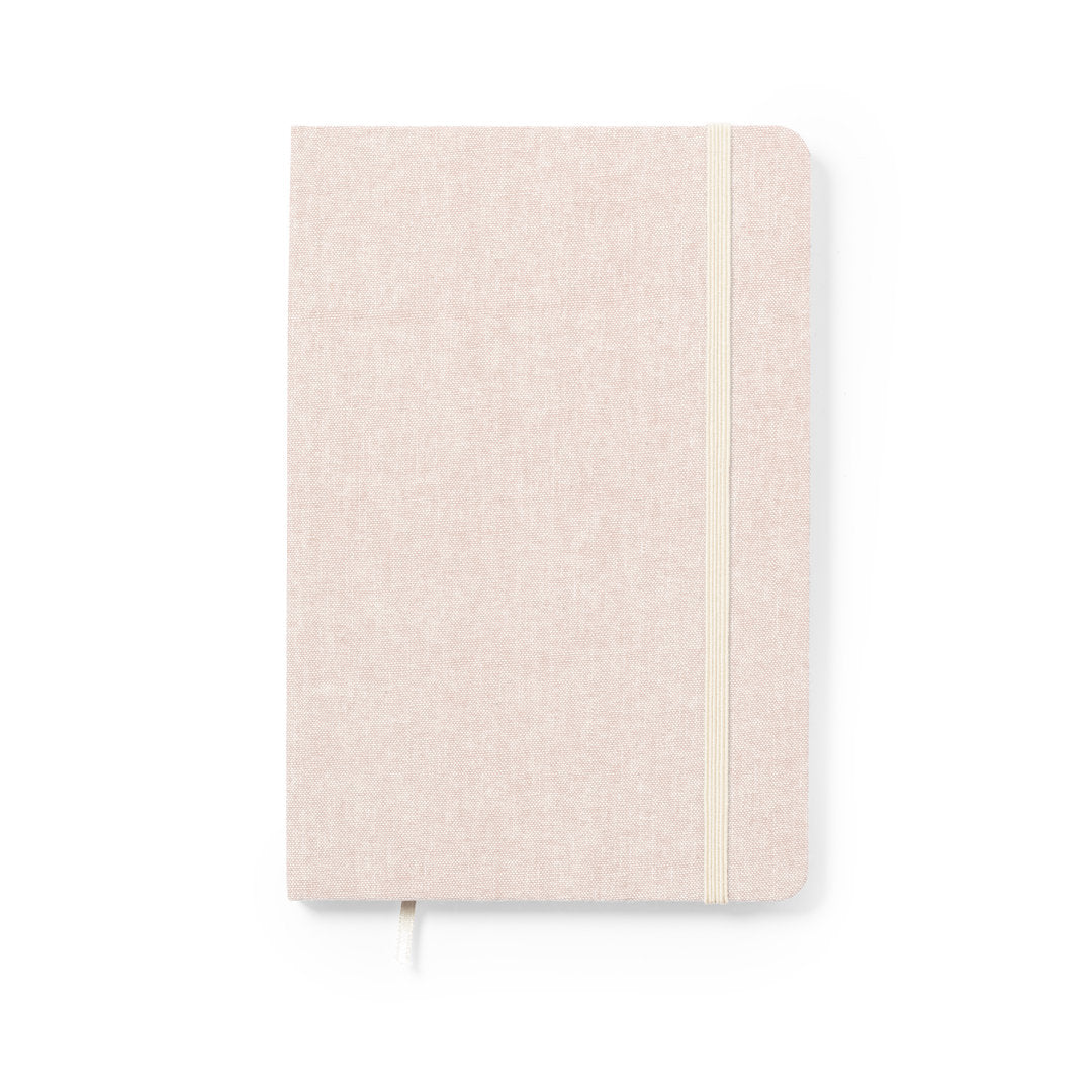 Bloc notes 100 feuilles, 100% coton recyclé CHANCY blanc