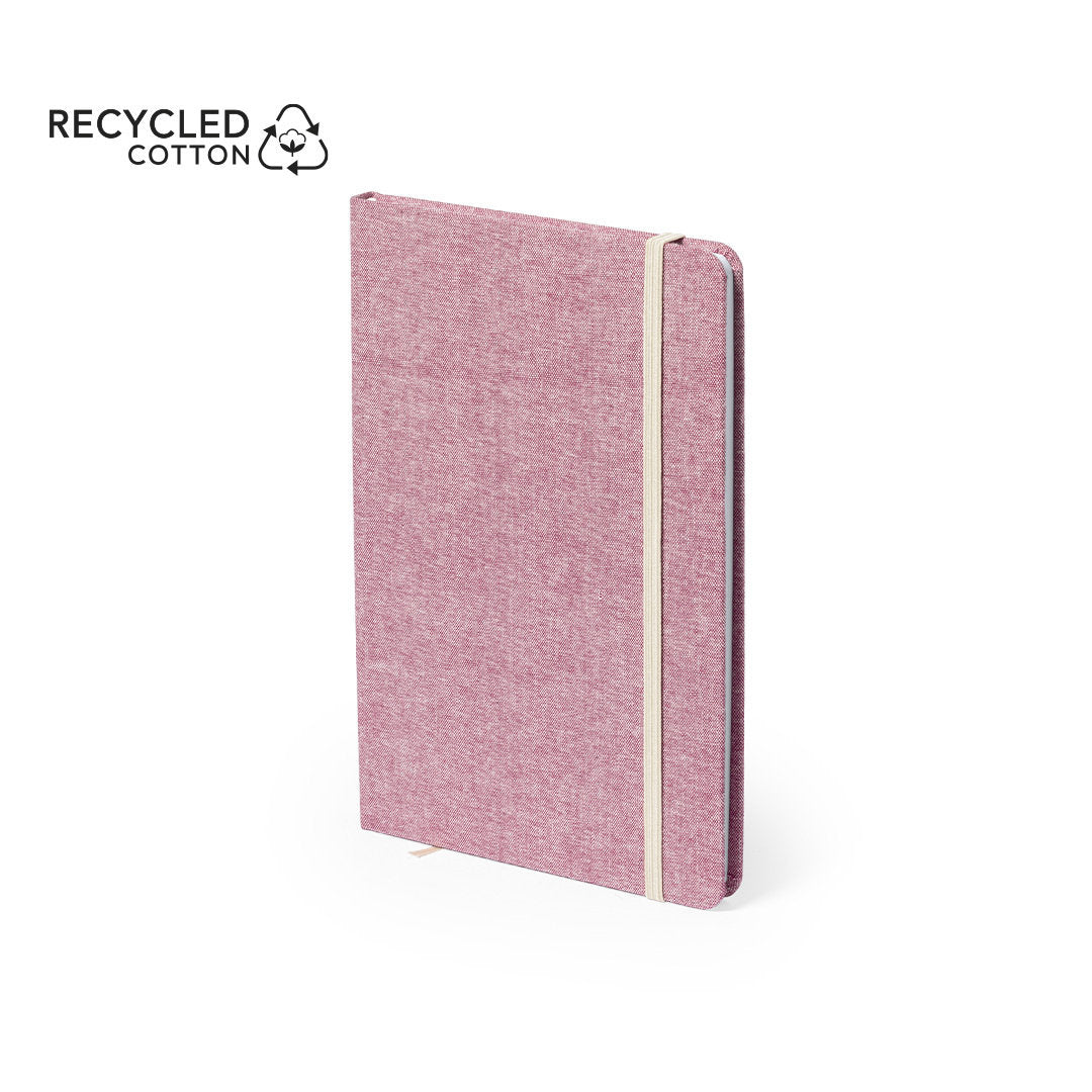 Bloc notes 100 feuilles, 100% coton recyclé CHANCY marquage logo