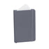 Bloc notes 100 feuilles, avec couverture rigide en similicuir KINELIN gris