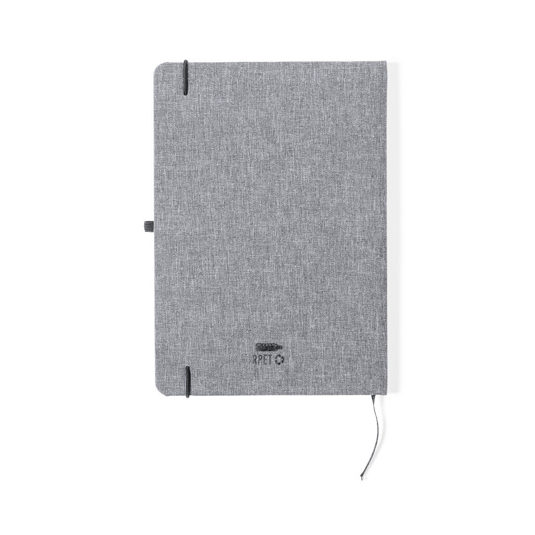 Bloc notes 100 feuilles, polyester 600d rpet PACMEL marquage logo entreprise