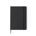 Bloc notes, 80 feuilles, couverture rigide polyester 600d rpet MEIVAX noir