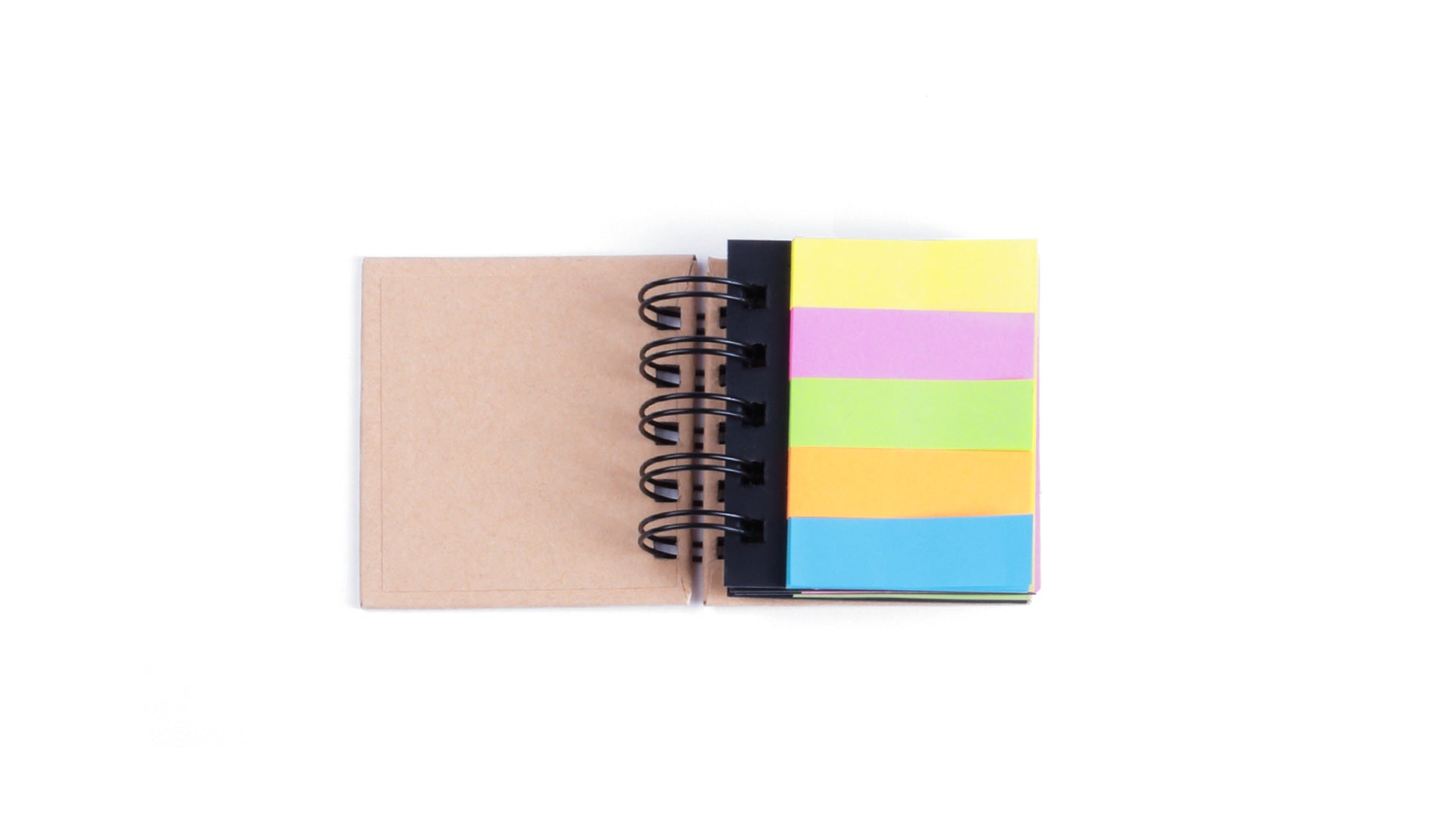 Bloc notes avec notes 75 grandes notes adhésives et 125 mini notes en carton recyclé LASKA personnalisable