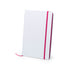 Bloc notes couverture rigide en carton, 100 feuilles KAFFOL roser