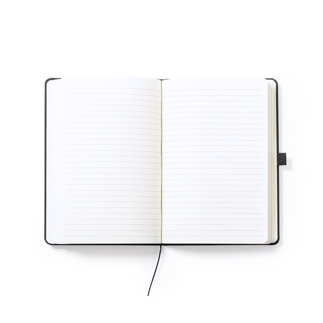 Bloc notes en similicuir 100 feuilles, couverture rigide