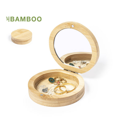 Boîte à Bijoux en Bambou Naturel