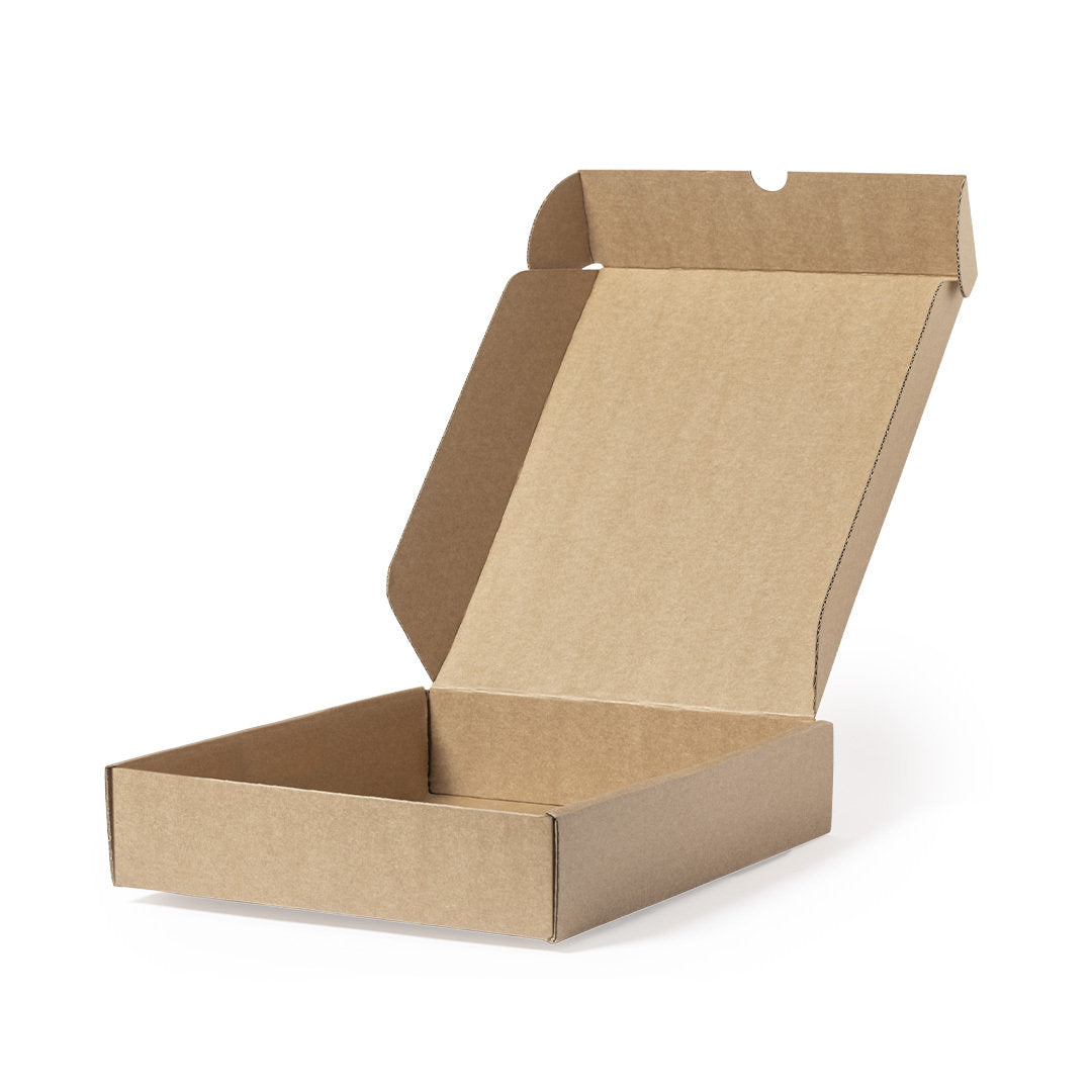 Boîte de présentation de taille moyenne en carton ondulé recyclé