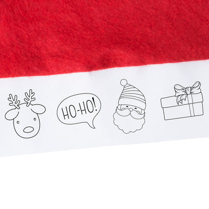 Bonnet de Noël en polyester 4 crayons inclus RUPLER