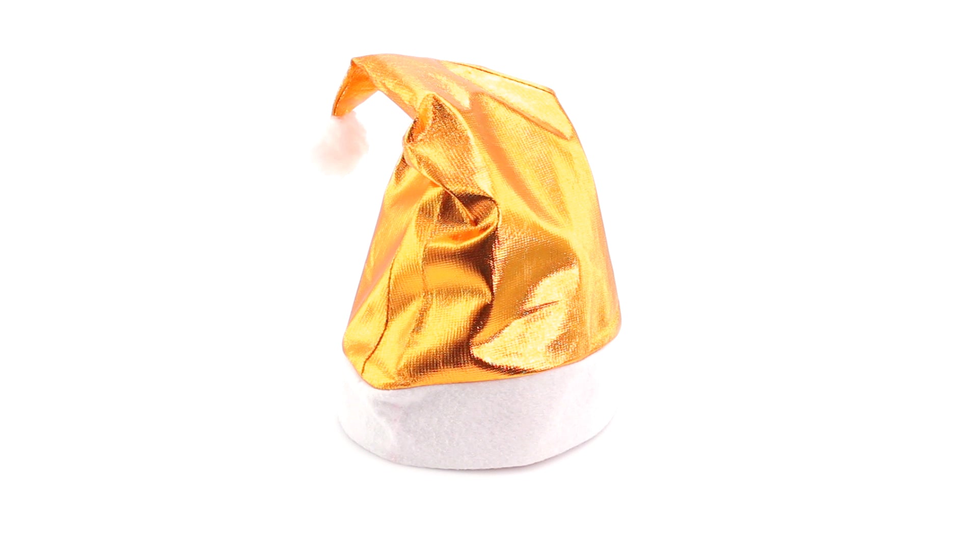 Bonnet de Noël en polyester lisse SHINY
