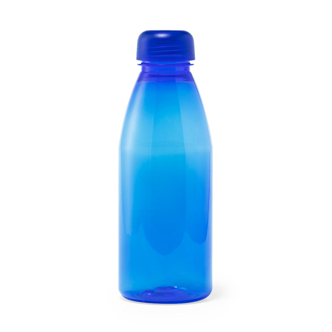 Bouteille de 550 ml en polyester thermoplastique résistant à la chaleur WARLOCK bleue