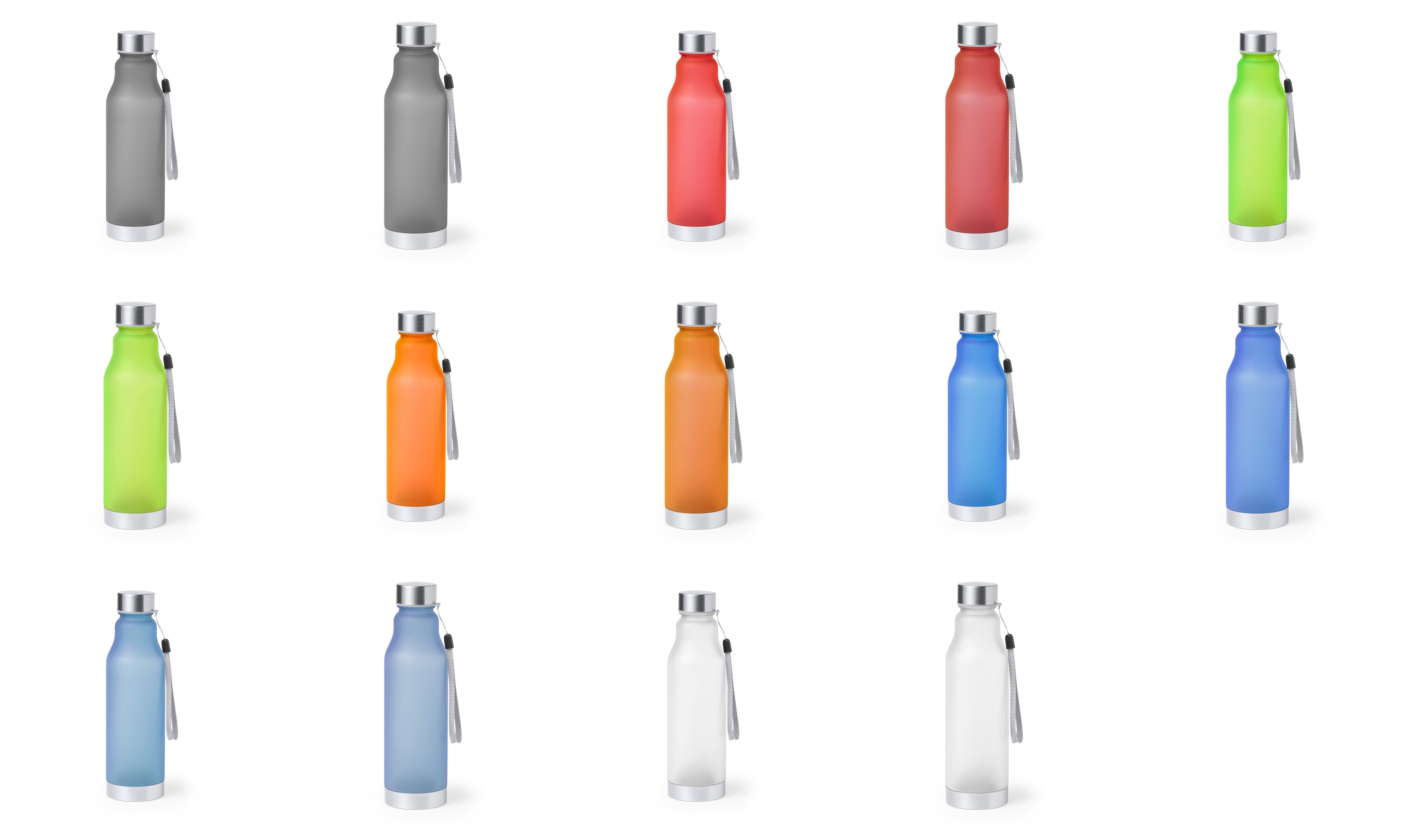 Bouteille sans bpa en rpet et en acier inoxydable 600 ml FIODOR coloris multiples