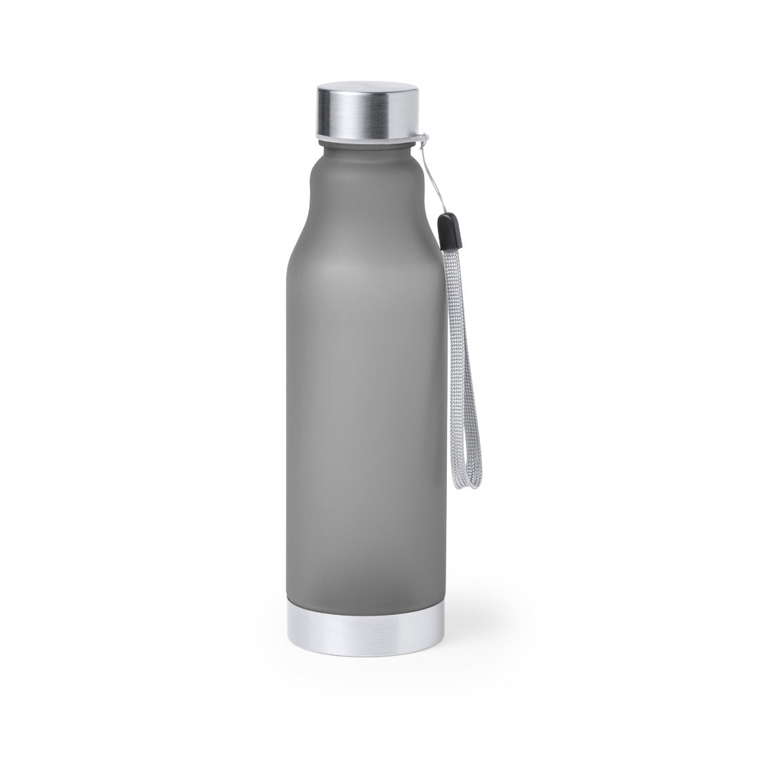 Bouteille sans bpa en rpet et en acier inoxydable 600 ml FIODOR grise